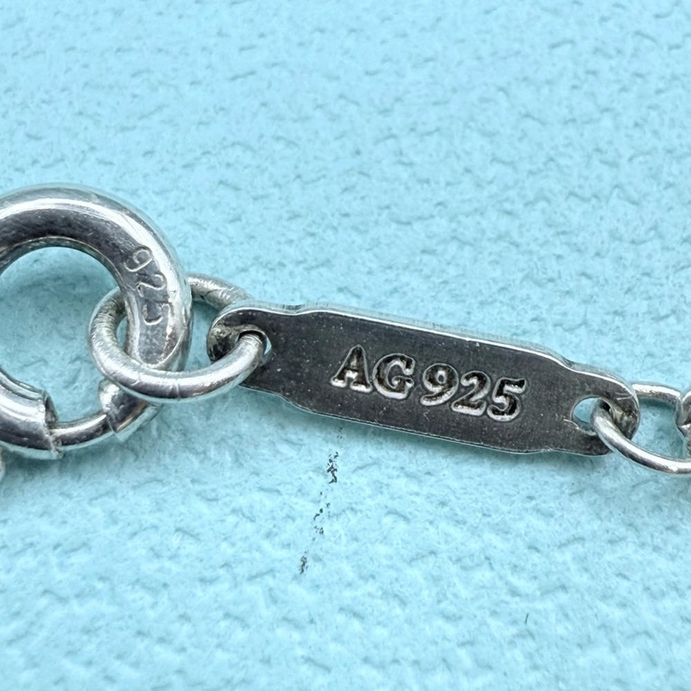Tiffany & Co. Infinity Double Chain Bracelet Sterling Silver 6.5” –Authentic - Picture 7 of 7
